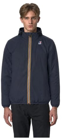 K-Way Giubbino Le Vrai 4.0 Claude Warm blu Tg XXL
