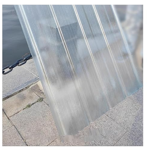 1mm Thick FRP Daylighting Panels,Cladding Walling Sheeting,Greenhouse Shed Roof Panel,Rainproof Board,Sunroom Daylighting Plate,for Canopy Balcony Carport Greenhouse(3pcs,0.9*1.3 m/35*51in)