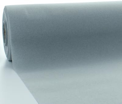Sovie HORECA Linclass Airlaid Tischdeckenrolle Grau - Tischdecke 118cm x 25m - Einfarbige Papiertischdecke Rolle - Ideal für Party & Hochzeit