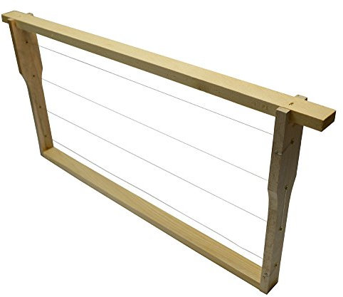 Germerott Bienentechnik 60 Stück Zander Rahmen mit Hoffmann Seiten 4-Fach waagerecht verdrahtet