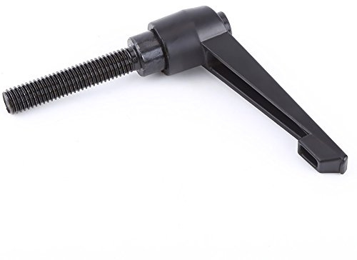 FTVOGUE Levier serrage M10 alliage poignée réglable | Ressort rappel intégré, douille hexagonale, anti-rouille, verrouillage précis pour machines-outils et applications lourdes