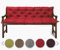 sunnypillow Bankauflage Stuhlkissen Bankkissen 170 x 50 x 50 cm Sitzkissen und Rückenkissen für Hollywoodschaukel Polsterauflage Auflage für Gartenbank viele Farben und Größen zur Auswahl Rot