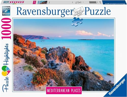 Ravensburger Puzzle 14980 - Mediterranean Places Greece - 1000 Teile Puzzle für Erwachsene und Kinder ab 14 Jahren, Puzzle mit Motiv aus Griechenland