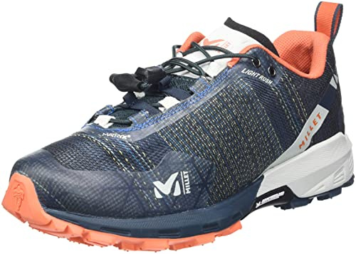 MILLET Light Rush W - Zapatillas de Senderismo para Mujer, Azul (Orion Coral), 36 2/3 EU