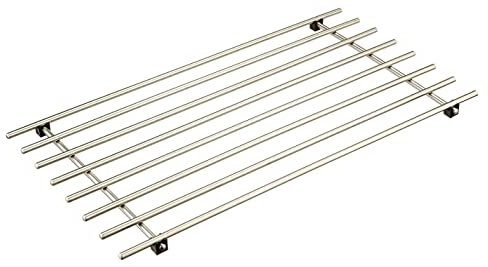 Nicoman Large Pot Rack - Stainless Steel Cooling Rack For Resting Hot Cooking Pots & Pan |50 x 28 x 2 cm |Silver