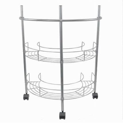 OISE ART STORE Trade Shop - Scaffale Mobiletto Carrello Sottolavabo sotto Lavandino Bagno 2 Ripiani 59965