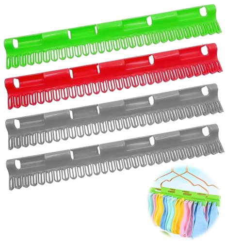 mizikuu 4 Stück Sockentrockner Wäscheständer, Winddichter Aufhänger Wäscheklammern Trockengestell Socken Kleiderbügel Wäscheschirm Zubehör für Trocknen Socken, Unterwäsche, Babykleidung, Handschuhe