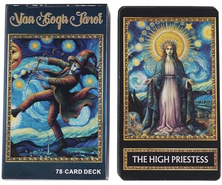 Baraja de Tarot Espacial Estrellado - Cartas de Adivinación del Destino, Mazo Estándar para Reuniones