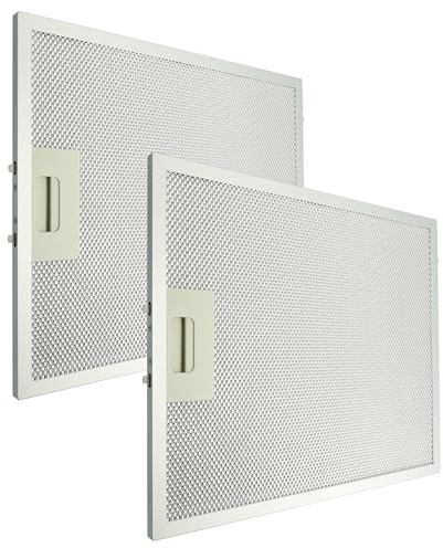 vhbw 2x filtro anti-grasso sostituisce Klarstein 10034877 per cappa da cucina, alluminio