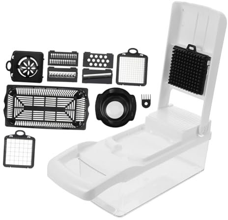 LABRIMP 1set Affettatrice Multifunzionale Per Verdure e Frutta Slicer Manuale Per e Cetrioli Facile Da e Compatto Accessorio Per Cucina