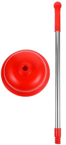 TOYANDONA 1pezzi Sturalavandino con Vassoio Sturalavandino Ventosa per Uso Domestico Utensile per Pulizia del Bagno Resistente e Pratico