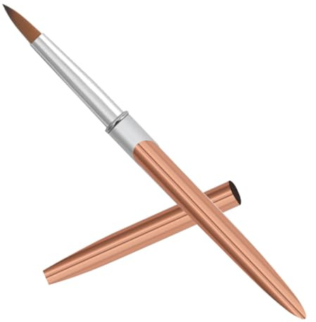 NOLITOY Pincel Delineador para Uñas de Aluminio, Práctico Diseños DIY en Casa, Adecuado para Pintar Uñas y Decorar Nail Tips