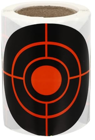 TOYZFRIENDY Étiquettes Rondes Fluorescentes Autocollantes 76 Mm X 100 Pcs Papier Cible de Tir Adhésif Entraînement Chasse Tir Sportif Extérieur Intérieur