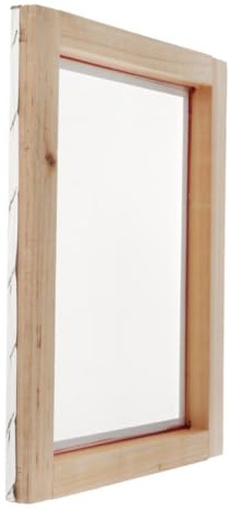 Allayu Vielseitiger, Leichter Siebdruckrahmen aus robustem Holz, konzipiert für einfache Reinigung im Druckprozess, Holz, 20x30cm 55T