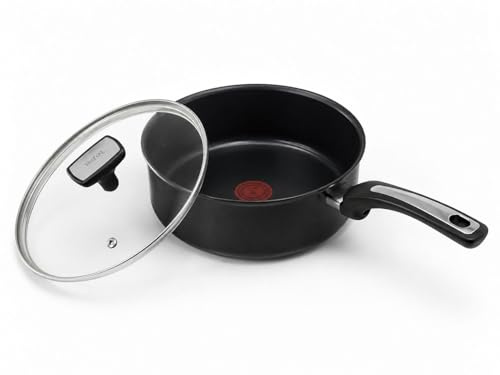 Tefal, Renew C4323223 - Sartén (cerámica, inducción, 24 cm, mango fijo, aluminio, revestimiento cerámico, antiadherente, tecnología Thermo Sign™, apto para todos