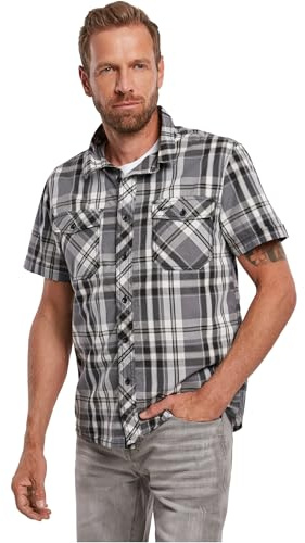 Bandit Skjorta Roadstar Karo B-4003, svart-antracit, 3XL