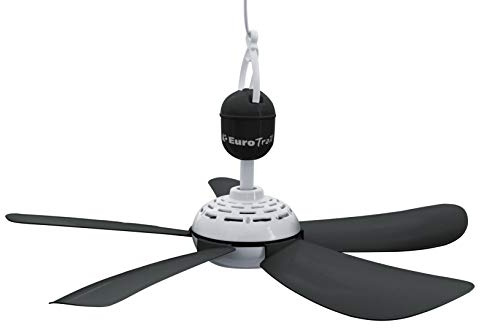 Eurotrail Faltbarer Deckenventilator - Markisen Ventilator - 230V
