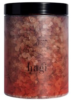 Hagi Natural Sali da bagno al sale dell'Himalaya | con olio di Patchouli e olio di Sandalo | Cura della pelle Pulisce, nutre, rilassa | 1200 g