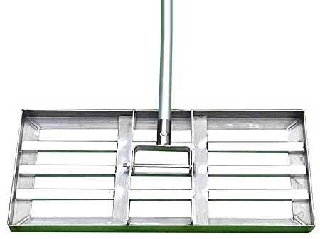 Livellatore di Golf Rastrello Di Livellamento Del Prato Inglese, 4,5 Ft Strumento Di Livellamento Del Prato Inglese, Utensile Per Prato In Acciaio Inox Per Impieghi Gravosi Per Il Giardino Del Giardin