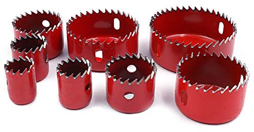 CENPEK 11-teiliges Lochsägen-Set für Holz – Langlebiger Schnellarbeitsstahl-Bohrlochschneider mit hochpräzisen Schneidezähnen – Holzbearbeitungs-Lochsägen-Set für Holz-PVC-Trockenbau