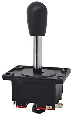 tooloflife American Arcade Joystick, Classic 4/8 Way Round Ball Handle Switchable Joystick, USB, PC & Mac Compatible