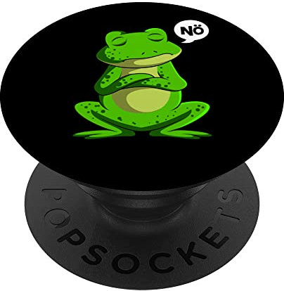 Frosch Nö Frösche Jungen Mädchen Kinder PopSockets mit austauschbarem PopGrip