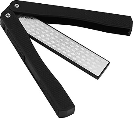 Tiardey Knife Sharpeners,400/600 Grit Folding Pocket Diamond Whetstone, Handheld Double Sided Sharpening Stone for Outdoor Camping Kitchen Garden