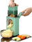 Mandolino da cucina, affettaverdure e affettapatate manuale, ideale per tagliare, grattugiare, tritare o affettare qualsiasi alimento.
