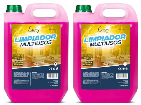 LUCCY Limpiador Multiusos Concentrado 10 Litros | Limpieza Eficaz de Todo Tipo de Supercies