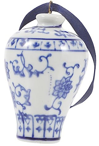 LIFKOME Ceramic Pot Wind Chime Keramik-windglocke Mit Melodischem Für Garten Und Innenräume Dekorativer Im Chinesischen Stil Leichte Und Praktische Hängedeko