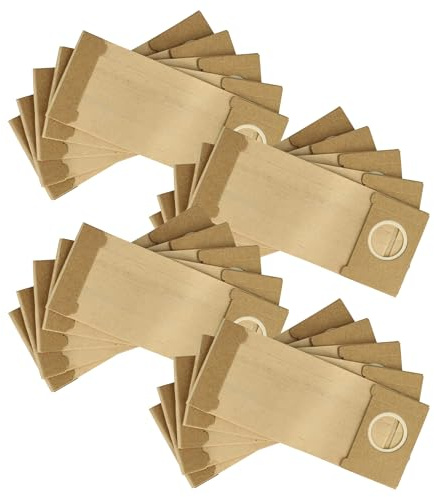 vhbw 20x Turbofilter Ersatz für Metabo 4007430440211 | 6.31288.000 für Schwingschleifer, Exzenterschleifer - Papier-Staubbeutel Set braun