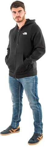 The North Face Men's Simple Dome Full Zip Track Jacket, Tnf Black, M