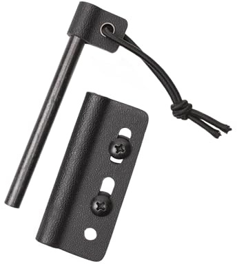 SCHNITZEL Universal Feuerstahl mit Kydex-Halter | Zubehör für Schnitz und Outdoor Messer & Messerscheiden