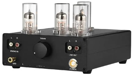 Preamplificatore giradischi Phono a valvole T11 6N2/12AX7 Preamplificatore HiFi Preamplificatore fonografo MM RIAA
