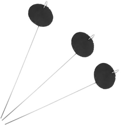 BAZEITFLOW 3 Stück Pflanzenetikett Gartenreifen für Hochbeete Gartenschilder draußen Pflanzenstecker pflanzenschilder Pfähle zur Pflanzenidentifizierung Gartenmarkierungen Stein Grey