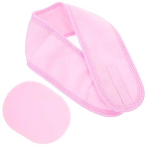 FOYTOKI Bandeau De Spa Pour Femme Éponge Visage Réutilisable Bandeau Douche Et Bain Pour Voyages Et Soins Peau