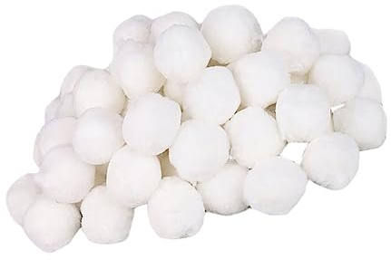 SUPVOX Balles De Filtration pour Piscine 500g Boules en Fibre pour Filtration D’Eau De Piscine Nettoyage Réutilisable pour Filtres à Sable Efficaces