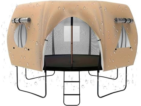 Tente de Trampoline – Housse Anti-UV pour arrière-Cour, auvent Multifonction de Protection Solaire pour Trampoline de 4,3 m
