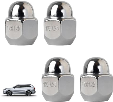 DEFIYEAR 4 dadi ruota in lega dado per Nissan M12 X 1.25 Set di bloccaggio auto Range Rover Sport 21 mm Lug Infiniti ESQ Yida