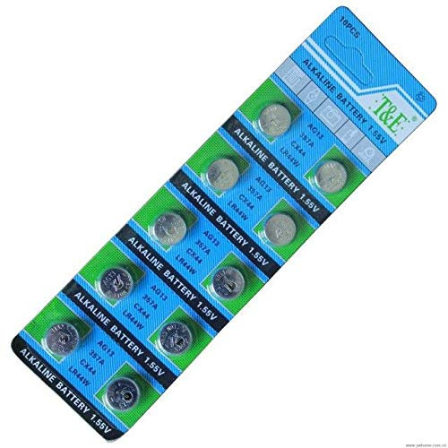 50 x AG13 LR44 Alkaline button cell batteries -A76 L1154 SR44 G13 357 PX76A V13GA by Sale2Save