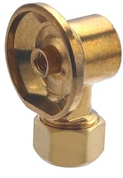 Raccord Bicone (a Visser) pour Tube Cuivre Coude Applique Murale Ø12 - Femelle 15x21 (1/2) NOYON & THIEBAULT