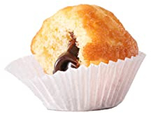 MDALEN Magdalenas Rellenas de Chocolate, 40 Unidades, Sin Gluten, Sin Lactosa, Sin Proteína de la Leche de Vaca, Aptas para Celíacos, Horneadas al Día y Elaboradas de Forma Tradicional en España