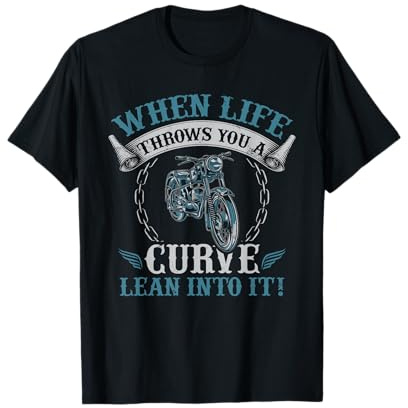 Funny Motorcycle Lover Graphic Women Men Motorcycle Rider T-Shirt