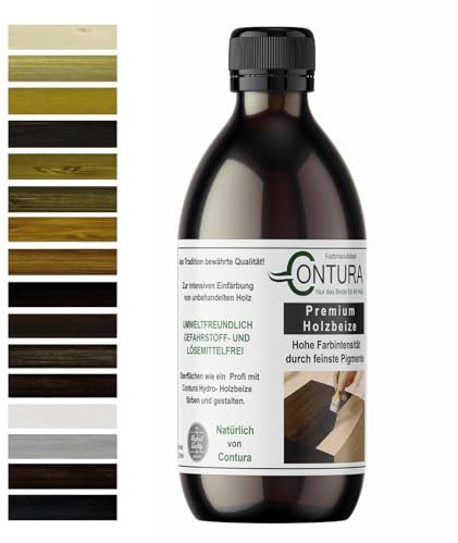 Holzbeize 500ml. Tischler Beize Holz Farbe Wasserbeize Antik Möbel Holzfarbe Wasserbasis. (Grau - lasierend)