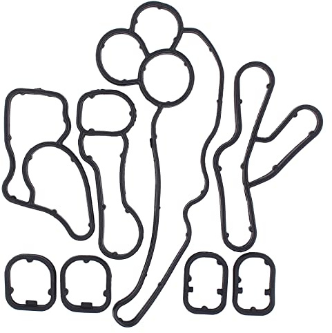 Ölfiltergehäuse Dichtungssatz Ölkühler Dichtung Ölfilter Gehäuse Dichtungen Reparatursatz für F20 F22 E90 F30 E91 E92 F31 F11 F10 F13 F01 X1 E84 X3 F25 X4 F26 X5 F15 X6 F16 R56 R55 R60 R57 R58 R61 R59