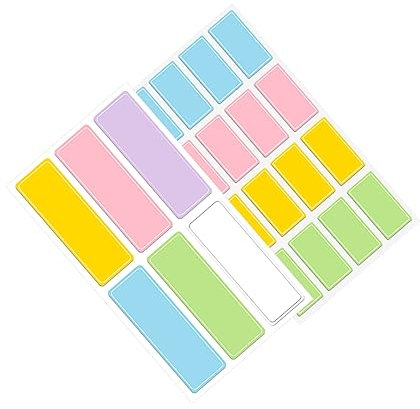 FUNOMOCYA 40blätter Klassifizierungsaufkleber Etikettenmarkierungsaufkleber Handgeschriebener Aufkleber Namensaufkleber Ohne Klebeband Für Home Office Organisation