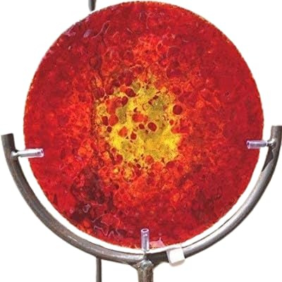 Gartenskulptur Design Sonne 20 aus Glas und Metall