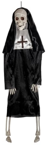 Horror-Shop Skeleton Nun Hanging Figure 40cm