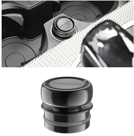 Car Cigarette Lighter Plug Cover, Dustproof Waterproof Automotive Cigarette Lighter Socket Cover Cap, Universal Vehicle Cigarette Lighter Plug Parts for Most Cars, Boats, RVs (Black)