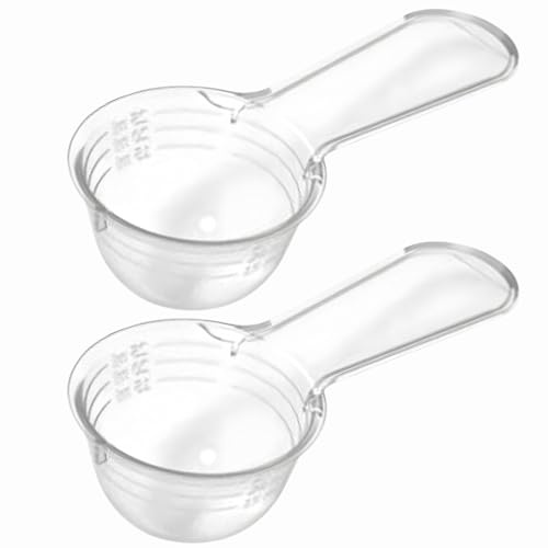 Novaliv 2X Messlöffel 30g robuster Kunststoff Made in Germany präzise Dosierung von Pulvern und Flüssigkeiten für Küche Fitness Haushalt Perfekt für Tee Pulver Waschpulver Scoop Dosierhilfe